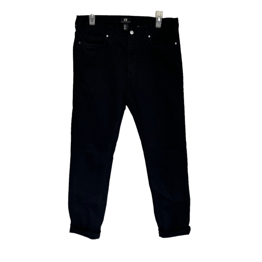 Women’s H&M Black Skinny Fit Denim Pants Size 33